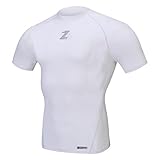 D.Zefron Men's Compression Short Sleeve Shirts