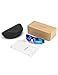ODODOS Polarized Sunglasses for Cycling Driving Baseball Running Fishing UV100 Polarized Lenz,MATTBLACK,REVOBLUE