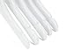 Nature Smile Kids Baby Children Toddler Wooden Shirt Coat Hangers with Notches and Anti-Rust Chrome Hook Pack of 10 (White)