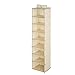 Honey-Can-Do SFT-01253 8-Shelf Hanging Organizer, Natural 2 x 12.5 x 12.5 inches