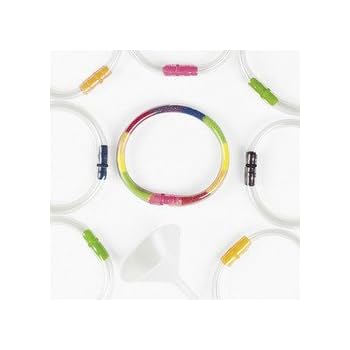 Fun Express Sand Art Bracelets (2 Dozen) Craft Supplies, Sand Art, Summer Camp Activities, Classroom Projects