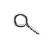 Small Screw Eye - 200 Pack - 216.5 Short Shank Eye Hooks Screw 9/16 inch Long