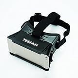 TEEFAN Portable Universal Black Plastic Google Cardboard 3D Virtual Reality 3D VR Headset Video Game Movie Glasses for Smartphone iPhone Samsung Nexus HTC LG with Magnet Adjustable Pupil Focal Distance
