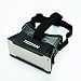 TEEFAN Portable Universal Black Plastic Google Cardboard 3D Virtual Reality 3D VR Headset Video Game Movie Glasses for Smartphone iPhone Samsung Nexus HTC LG with Magnet Adjustable Pupil Focal Distance