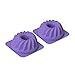 Bakerpan Silicone Small Fluted Cake Pan, 4 3/4 Inch Mini Tube Cake Baking Mold, Fancy Fluted Dessert Mold, Tube Cake Mold for Baking - Set of 2