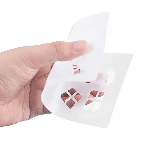 Koogel Graphic Stencil,38pcs Drawing Painting Stencils 4 X 7 inch Flower Stencils for Notebook/Journal/Diary/Scrapbook Drawing Stencils Art Stencils