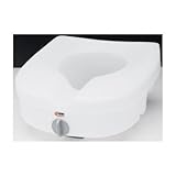 Carex E-Z Lock Raised Toilet Seat Without Handles
