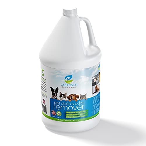 AESROSON Pet Stain and Odor Remover 3in1 Formula Natural Pet Odor