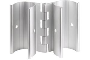 CIRCO INNOVATIONS Aluminum Snap-On Hinge for PVC Doors Vents or Gates (3/4 Inch)