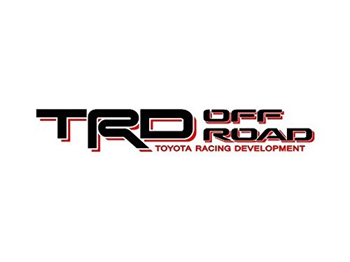 Edwin Group of Companies TRD Decals Vinyl Stickers 1 PAIR BLACK/RED Graphics Toyota Tundra Tacoma Truck