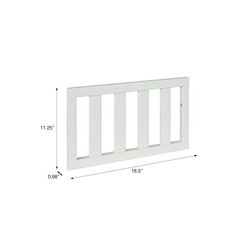 Baby Relax Colton Easy Assembly Toddler Guardrail, White