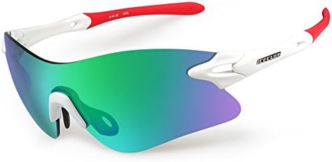 AMIS Icecube Asian Fit Superhydrophobic Sports Sunglasses for Fishing, Driving, Cycling and Golf (White)