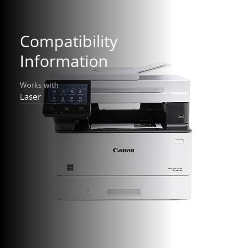 Canon imageCLASS MF462dw - Monochrome, Duplex Wireless Laser Printer, All-in-One with Scanner, Copier, Fax, Home or Office, Auto Document Feeder, Mobile Ready, 3 Year Limited Warranty, 37 PPM, White