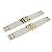 Coolcoco Adjustable Luxury Gold Letter White Leather Yes Sir Bracelet for Women Girls Kids Prime Cosplay Accessory (2 Pieces/Set)