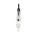 Tiikii Permanent Makeup Cartridge Needles 5RL Sterilized Disposable Eyebrow Tattoo Needle for Nouveau Rotary Machine Gun 10PCS