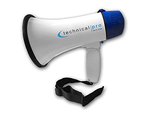 image for Technical Pro Megaphone MPH15 Speaker PA with Up to 500 Yard Range for