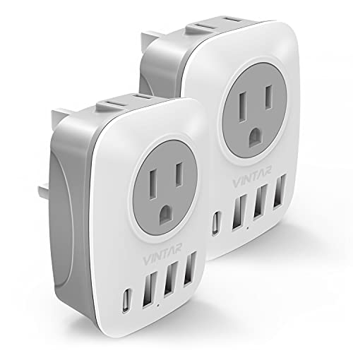 [2Pack] UK Ireland Travel Plug Adapter, VINTAR International Power