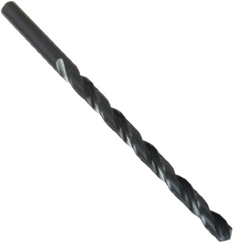 Michigan Drill 212 Series High-Speed Steel Extra-Long Length Drill Bit, Ground Finish, Round Shank, Spiral Flute, 118 Degrees Conventional Point, 3/8" Size, 12" Length (Pack of 1)