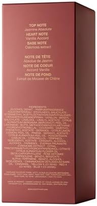 Perfume Âmbar Cool Elixir com Notas de Musgo de Carvalho, Jasmim e Baunilha Perfumes de Luxo Absoluto para Mulheres Fragrância Duradoura