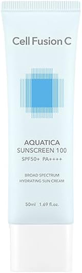 Cell Fusion C Aquatica Sunscreen SPF50+ PA++++ 50ml Hydrating UV Protection view 1