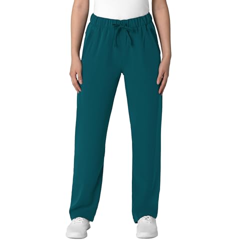 WINK Nova Women's Stovepipe High-Low Hem Scrub Pant, Caribbean, M PET