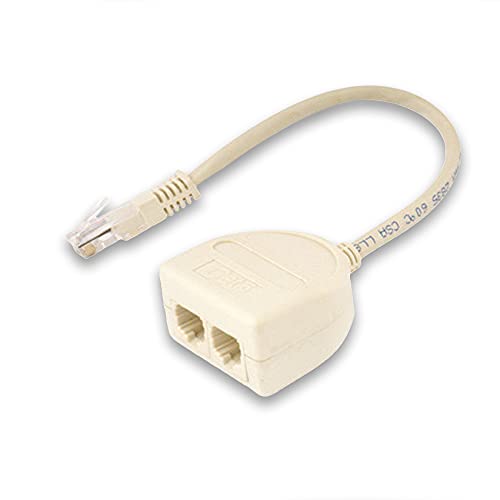 PRENDELUZ Telephone Cable Extension (RJ45 Double Female 15 cm) BigaMart