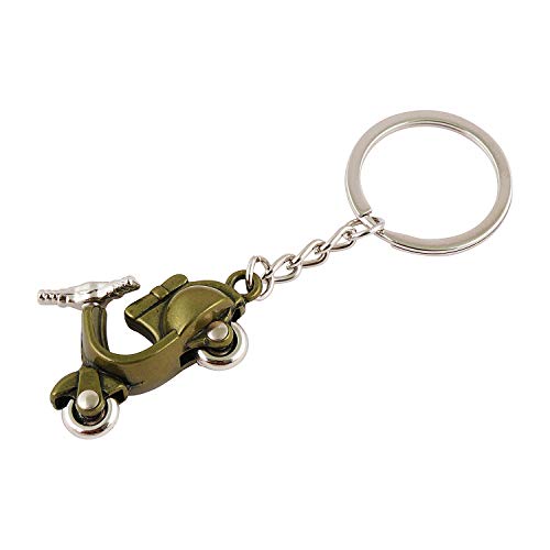 Gratitude Cute Funky Scooter Metallic Keyring Key Chain