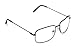 Gravity Shades The One Who Knocks Clear Rectangle Aviator Lens Glasses, Black