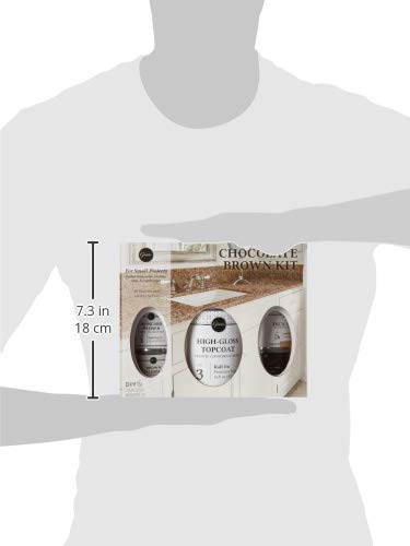 Giani Granite Small Project Paint Kit, Chocolate Brown - Thumbnail 4