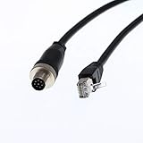 DRRI M12 A-Code 8pins Male to RJ45 Ethernet Cat6
