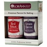 LorAnn Bakery Emulsion, 2-pack Red Velvet &amp; Cream Cheese