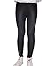 Swtddy Kids Girls Leggings Stretch Faux Leather Pants Tights Slim Thin Trousers (Tab Size 130(For Height 120-130cm), Black)