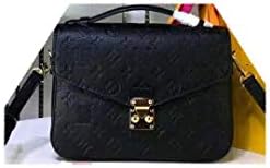 Cross Body Bag Shoulder Handbag by JAN RYGLEWICZ Durable Material Black Color Leather One Tone with Sigh Adjustable and Removable Cross Body strap