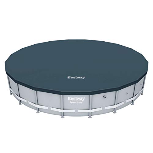 Bestway 58356E Round PVC 20 Foot Pool Cover for Above Ground Pro Frame Pools eBay