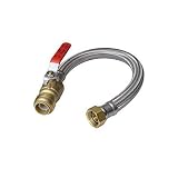 SharkBite U3088FLEX18BVLF, 3/4-Inch x 3/4-Inch x 18-Inch lgth, Silver
