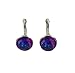 CHOP MALL European Blue Galaxy Time Stone Drop Earring(1 Pair)