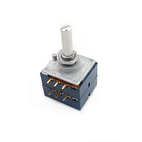FidgetFidget ALPS RK27 50K Slotted Dual Volume Potentiometer 50KAX2 6Pin - Thumbnail 2