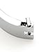 Chastity Lifestyle Quality Steel Restraints no Padlock Locking Bondage Chastity cage (30mm)
