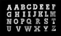 Pick Any 20 Letters - Large Block Alphabet Letters A to Z Clear Rhinestone Iron on Hotfix Transfer Bling DIY