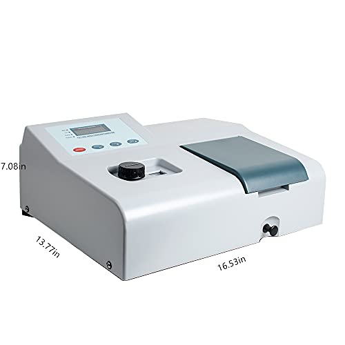 Spectrophotometer 721 LCD Digital Lab Visible Spectrophotometer 350