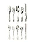 Knork Matte 20-Piece Flatware Set, Silver