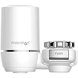 Waterdrop 320-Gallon Ultra Filtration Long-Lasting Water Faucet Filtration System, Faucet Water Filter, Tap Water Filter, 99% Chlorine Removal -Fits Standard Faucets (1 Filter Included)