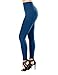 SATINA High Waisted Leggings for Women | Tummy Control & Compression Waistband (One Size, Dark Teal)