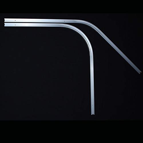 Room/Dividers/Now Corner Ceiling Track Set 45 Degree Angle (Silver