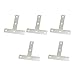 uxcell 5 Pcs Angle Plate Corner Brace Flat T Shape Repair Bracket 80mm x 80mm