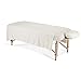 EARTHLITE Professional Flannel Massage Table Sheets Set - Durable, Soft, Luxurious Comfort, Double-Napped Top Sheet, Fitted Sheet & Crescent Cover