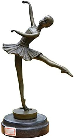 バレリーナ像 アールデコ調ブロンズバレエ彫刻置物像バレリーナミュージカルダンスキャラクター Loober Com