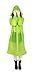 ColorDrip Fashion Translucent Raincoat Rain Jacket Rainwear for Woman Lady Girl - Made of Eco-Friendly EVA Material