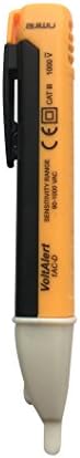 Voltage Tester Pen,AIJIWU Non-Contact 90V-1000V AC Voltage Tester Alert Pen Voltage Detector LED Display Included in AAA