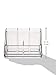 Amazon Basics Acrylic 6-Compartment Tall Durable Makeup Jewelry Accessories Storage Organizer Tray